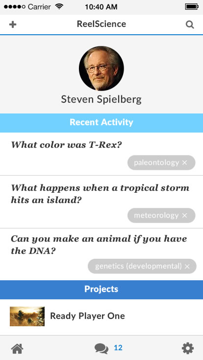Reel Science Account Dashboard